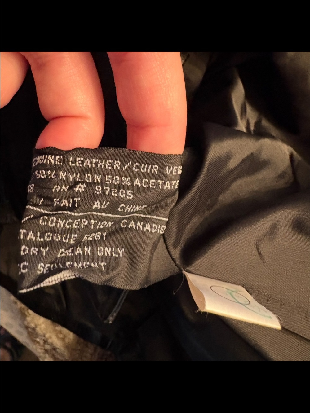 Danier genuine leather blazer jacket black - Picture 11 of 11